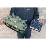 Heng Long Radio Remote Control RC M4A3 Sherman Tank 1:16th Scale Ready to Run!