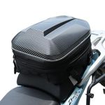 MOSYQI Motorcycle Tail Bag,Seat Helmet - Motorcycle Backpack Waterproof Luggage Bags Waterproof Luggage Bags Motorbike Helmet Bag (light gray)