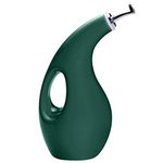 Rachael Ray Stoneware EVOO Dispensing Bottle, Dark Green