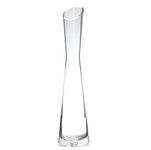 25cm Height Glass Flower Vase Clear Decorative Bud Vase Single Stem Vases for Home Wedding Christmas Decor