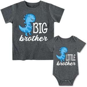 Funnycokid Big Brother Little Brother Matching Outfits Big Brother Toddler Shirt Newborn Baby Gifts Clothes