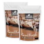 NATURE YARD Gond Katira Pure Organic (Edible gum) tragacanth Crystals - 2 kg - 100% Natural Superfood with Cooling Properties | Almond Gum | Badam Pisni | Chahar Gond