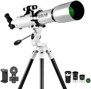 ESSLNB Telescope for Adults - 80mm Aperture 700mm Astronomy Telescope | High Powered Telescope for Beginners, Stargazing & Moon Viewing with Adjustable Tripod, Finder Scope, Smartphone Adapter