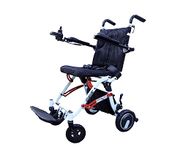 Karma Ryder 31 Aluminum frame light weight 14 kg Electric Wheelchair Fordable| Detachable |Footrest with Elegant Small Rear Wheels and Easy Removable | Armrest for Elderly and Physically Challenged People