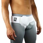 Everyday Medical Hernia Guard I Inguinal Hernia Belt For Men I Left or Right Side I Post Surgery Men's Inguinal Hernia Support Truss For Inguinal, Groin Hernias I Adjustable Waist Strap I SMALL/MEDIUM