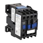 Heschen AC Contactor, CJX2-1210, 220V 50/60Hz Coil, 3P, 3 Pole, Normally Open, Ie 12A, Ue 380V