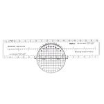 Aviation Plotter Aviation Slide Rule with 8 Functions for Pilot Student Accessories Rotating Azimuth Plotter, WAC Charts, Air Navigation Plotter for Navigational Usage