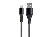 Monoprice Apple Mfi Certified Lightning to USB Type A Charge & Sync Cable - 1.5', Black
