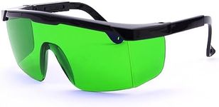 Safety Glasses for Lasers, 190nm - 540nm OD 5+ Laser Engraver Protective Goggles Eye Protection Eyewear for Work [1x Green]