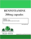 ECO-VITS BENFOTIAMINE (300mg) 120 CAPS. Recyclable Packaging. Sealed Pouch