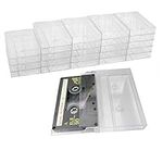 Evelots 25 Pack Cassette Tape Cases