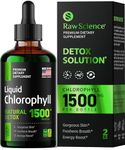 Chlorophyll Liquid Drops - Organic Chlorophyll - Natural Energy Boost – Made in USA – Fast Absorbing Liquid Chlorophyll – Boost Oxygen & Internal Deodorant – Non GMO Vegan – Detox Liquid Oxygen Drops