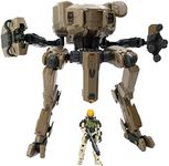 World of Halo Deluxe Figure - UNSC Mantis and Spartan EVA - Armor Defense System - Build Out Your Halo Universe