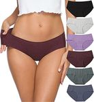 ALTHEANRAY Women’s Cotton Seamless Underwear Breathable, Cotton Hipster Panties for Women