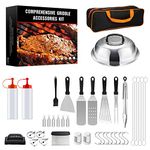 Bbq Tools Set 42pcs Griddle Accessories Kit, Stainless Steel Bbq Accessories Complete Bbq Set Gift, Barbecue Accessories Professional Griddle Spatula Set, Bbq Gifts For Men Women