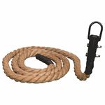 Roxan Vishwa Joot Climbing Rope 15 feet | Iron Handle U- Shaped | Professinal Climbing Rope with Leather Sleaves