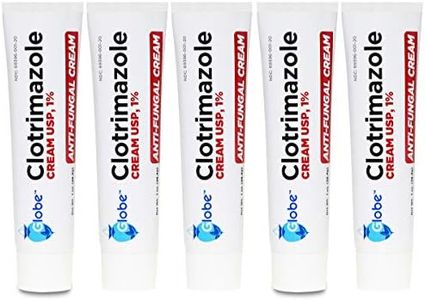 (5 pack) Globe Clotrimazole 1% Cream (1 oz) Relieves the itching, burning, cracking and scaling associated Athletes Foot, Jock Itch, Ringworm and more.