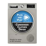 Bosch 8 kg Fully Automatic Front Load Condenser Tumble Dryer (2020 Model, WPG23108IN, 5 Drying Options, 14 Programs, Allergy Plus, 100% Drying with 0% Effort, Inbuilt Heater, Silver)