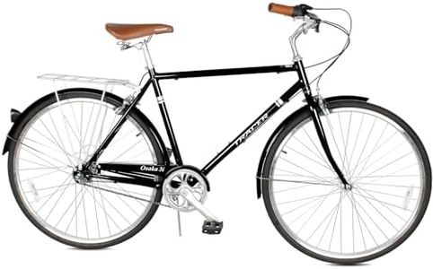 Tracer Osaka Hybrid Bikes for Men,26 Inch Inter3-speed Adult Cruiser Bicycle City Hybrid Bike 700c Wheels,City Bike,Comfort Bike,Commuter Bike(MBK)
