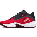 Under Armour Unisex-Adult Lockdown 7 Sneaker, (600) Red/Black/Red, 12 Women/10.5 Men