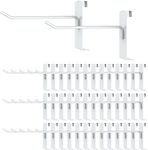 BeapTcely 50 Pieces Gridwall Hooks 