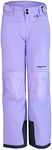 Arctix Kids' Snow Pants with Reinforced Knees and Seat, Lilac, X-Large