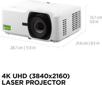 ViewSonic 4K UHD Laser Projector – 3500 Lumens, 240Hz, HDR, 300" Display