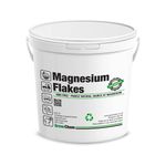 Grow Chem Magnesium Bath Flakes, 1Kg Bucket, Pure Magnesium Chloride Flakes for Bath, Dead Sea Origin, Purest Form of Magnesium, Ideal for Foot and Bath Soaks