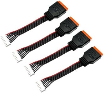 4Pcs JST-XH Balance Cable 2-6S 3S Lipo Battery Balance Charger Extend Expansion Plug Leads Adapter Conversion Line for RC Vehicles Lipo Battery Charging（20cm）