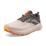 Brooks Men’s Cascadia 17 Trail Running Shoe, Chateau Grey/Forged Iron, 10