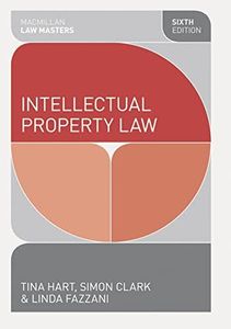 Intellectual Property Law (Hart Law Masters)