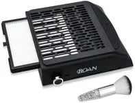 BQAN Nail Dust Collector for Manicure, 80w Extractor Vacuum Dust Collector Powerful Nail Fan, with 1pcs Nail dust Brush