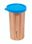 Signoraware Copper Tumbler Eco-Friendly, Biodegradable & Non-Toxic | Lightweight, Leak-Proof, Durable & Rust-Free Tamba Bottle, Set of 1, Blue