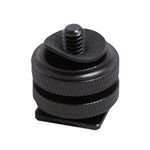 Kaavie KA-J2 Dual Nuts Cold Shoe Mount 1/4" Screw Adapter