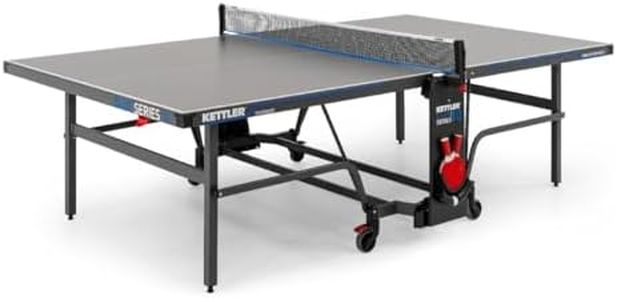 KETTLER K10 I tavolo da ping pong professionale per esterni ed interni, I alta qualità I robusto pannello in resina melamminica da 6 mm I resistente alle intemperie I pieghevole I Made in Germany