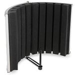 LyxPro VRI-30 - Portable & Foldable Sound Absorbing Vocal Recording Panel - Stand Mount