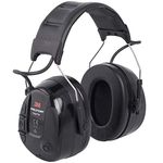 3M PELTOR ProTac III Headset, 32 dB, Black, Headband, MT13H221A