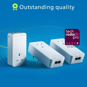 devolo Magic 2 WiFi 6 Powerline Kit – High-Speed Mesh Network