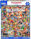 White Mountain Puzzles Television History - 1000 Piece Jigsaw Puzzle
