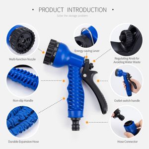 BABADU 100FT Expandable Garden Hose – Flexible with 7-Function Spray Nozzle
