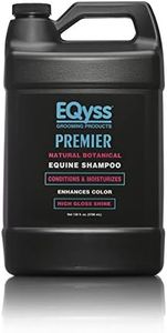 EQyss Premier Equine Shampoo - Conditions & Moisturizes Horse's Coat, Mane & Tail - Enhances All Coat Colors, Promotes Shine, Silicone Free (32 oz)