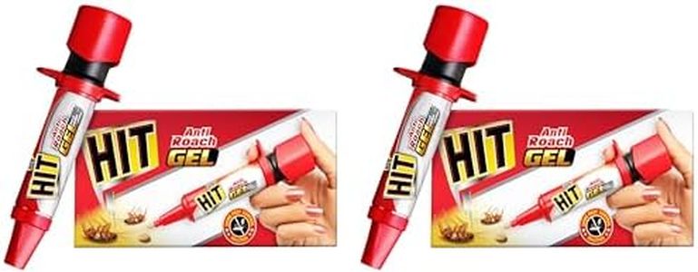 HIT Anti Roach Gel - Cockroach Killer (20g) | Kitchen Safe | Odourless | Fast and Convenient, Pack of 2