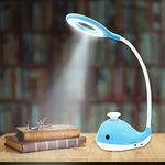 Pick Ur Needs White Rechargeable Led Desk Lamp, Touch Control Table Lamp, Eye-Caring Smart Lamp With Usb Charging