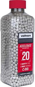 Valken Accelerate Airsoft BBS - 0.20G Bio-5000CT-White