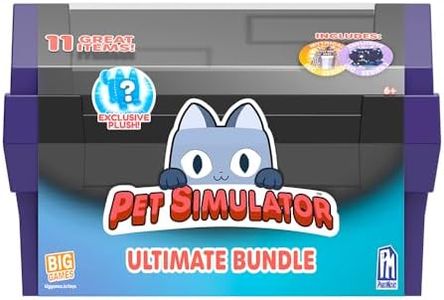 Pet Simulator – Tech Treasure Chest Ultimate Bundle (cassa da 12 pollici con 11 articoli, serie 2) [include DLC], PS1820, Nero