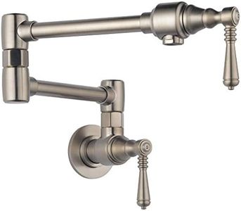 Brizo 62810LF-SS Double Handle Wall Mount Pot Filler