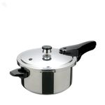 Presto 4 Quart Stainless Steel Pressure Cooker, Silver