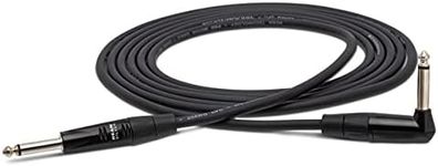 Hosa HGTR-005R REAN Straight to Right-Angle Pro Guitar Cable, 5 feet