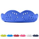 SISU Max Mouthguard - Royal Blue 2.4mm Thick - Custom Fit Adult Gum Shield Rugby, Boxing, MMA & Hockey - Maximum Protection & Remouldable Up to 20 Times, Braces Gum Shield Kids Mouth Guard