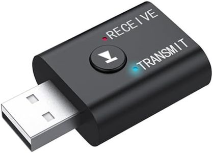 Elevea Elevate Audio Versatility with Our 2-in-1 USB Bluetooth 5.0 Transmitter Receiver. Perfect for TV, PC, and car, it enhances Your connectivity.